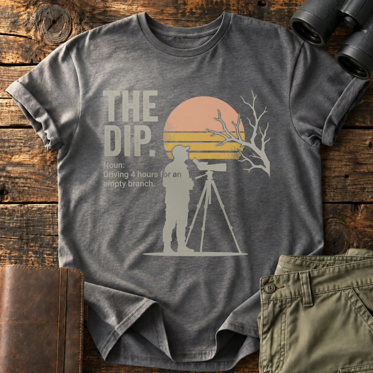 The Dip Tee — Charcoal