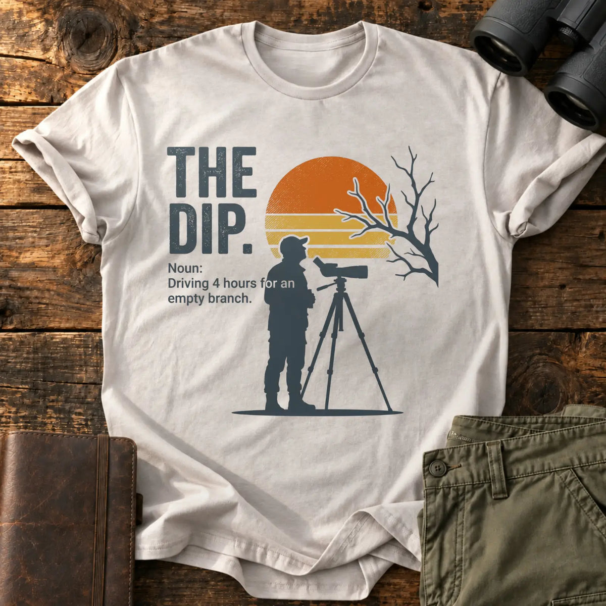 The Dip Tee — Ice Grey