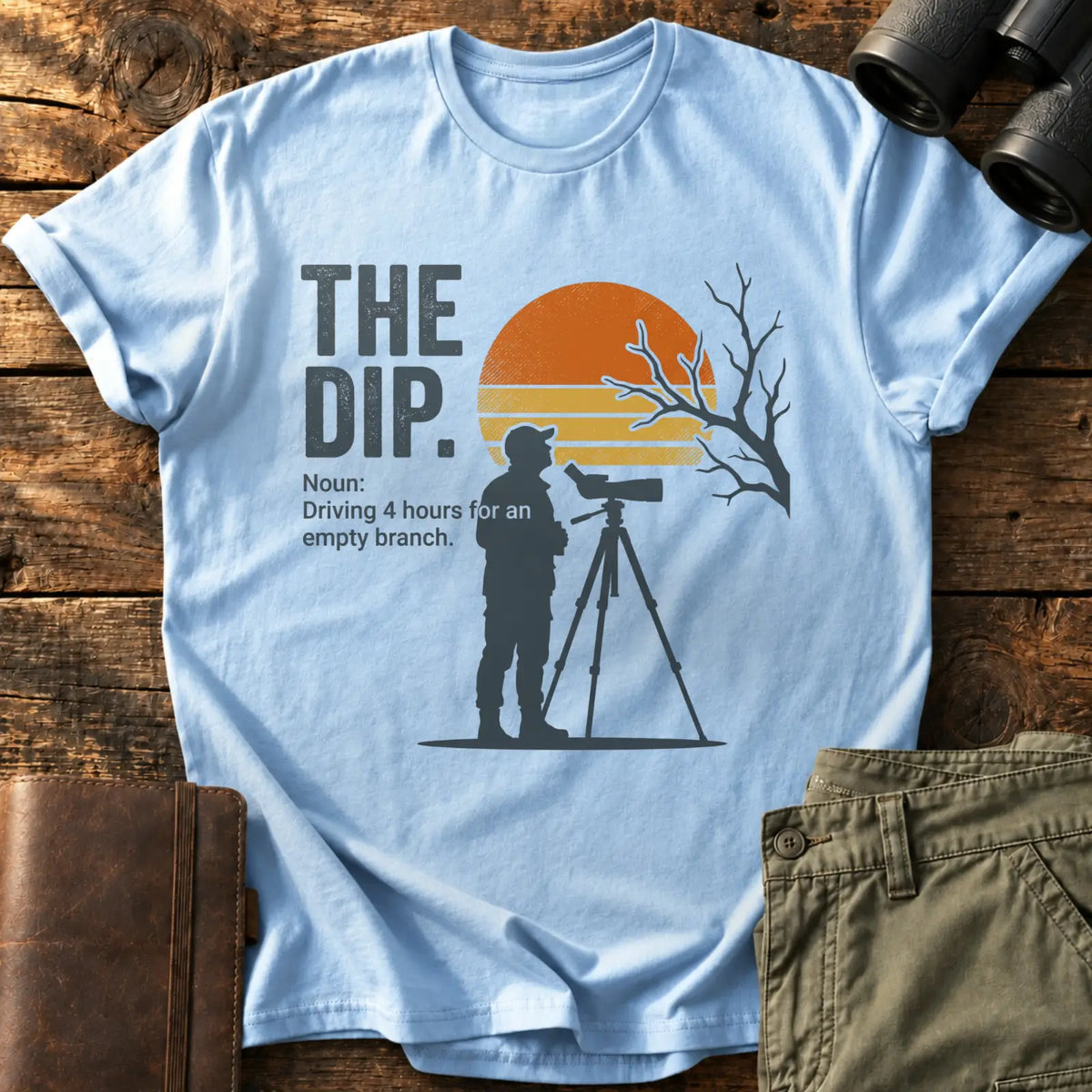 The Dip Tee — Light Blue