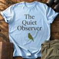The Quiet Observer Tee — Light Blue