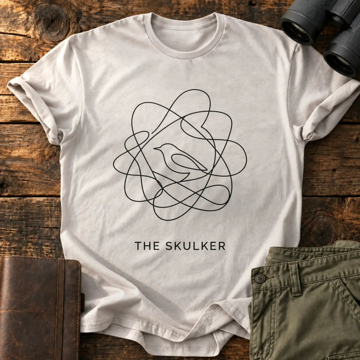 The Skulker Tee — Ice Grey