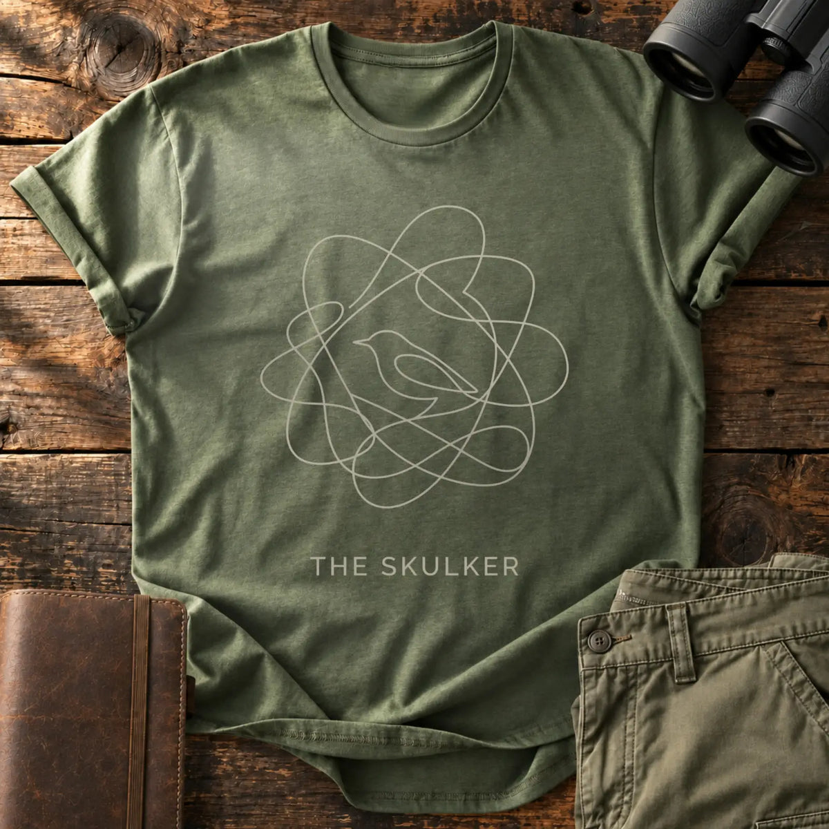 The Skulker Tee — Military Green