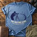 The Waiting Game Classic Tee — Heather Indigo