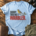 There Was a Warbler Tee — Light Blue