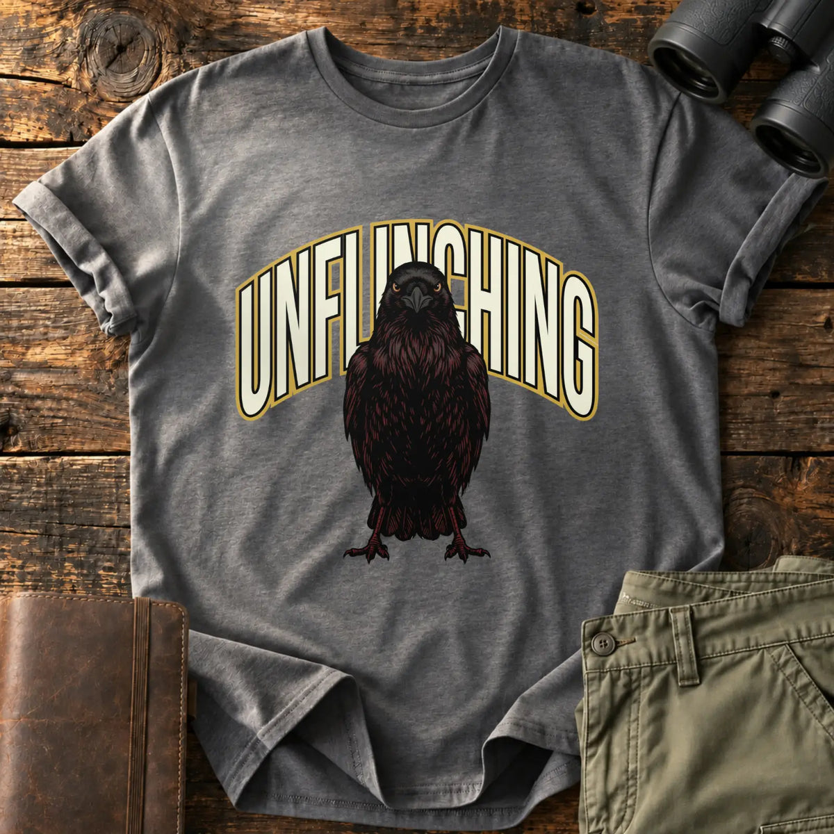 Unflinching Tee — Charcoal