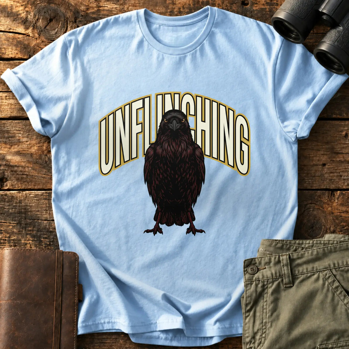 Unflinching Tee — Light Blue
