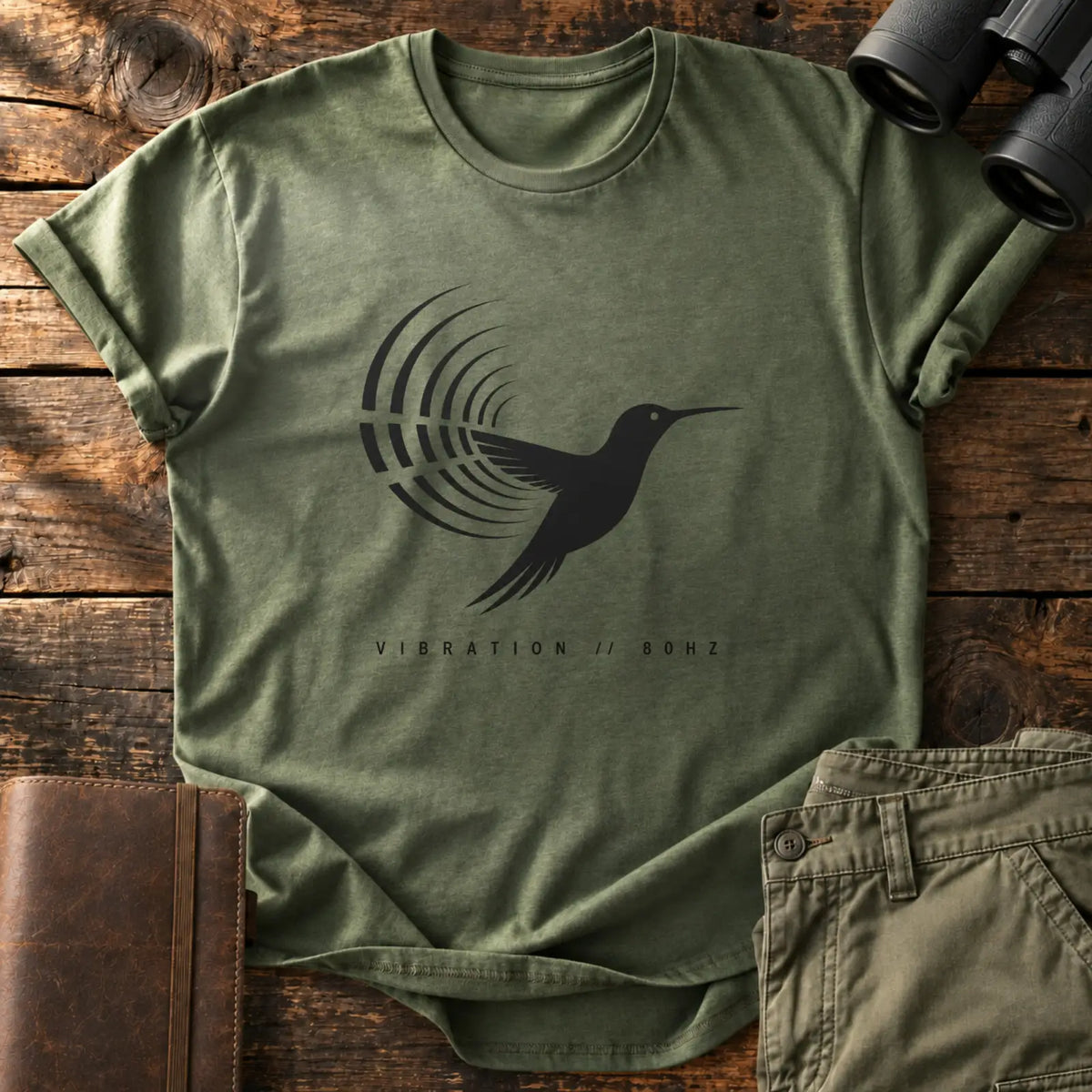 Vibration 80 Hz Tee — Military Green